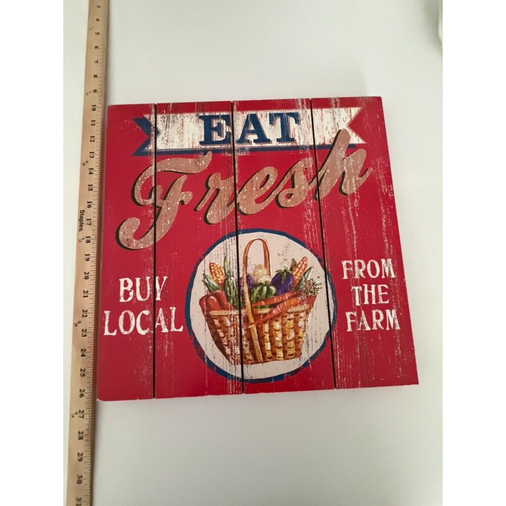 Spring shop 16"x16" Eat Fresh picture